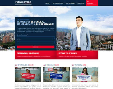 Página Web Concejal Fabian Oviedo