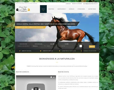 Diseño Página Web Hotel Villa Cristina